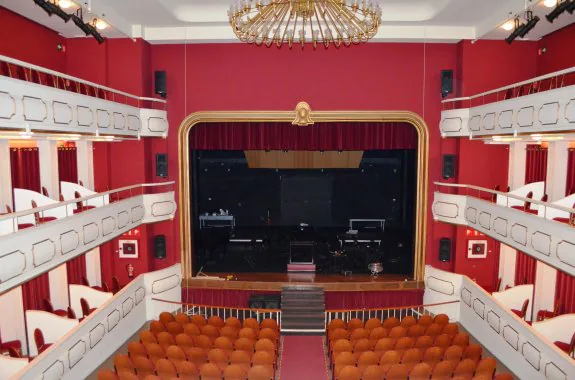 Instalaciones del teatro Ideal de Calahorra. :: i. álvarez. 