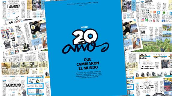 Portada del especial del vigésimo aniversario de larioja.com