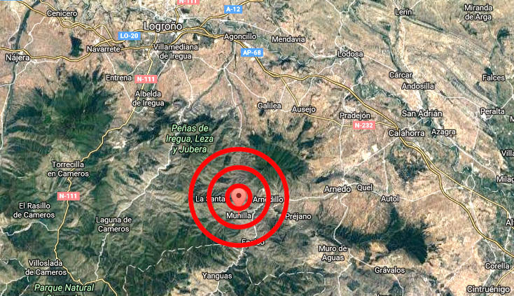 Terremoto en La Rioja Baja