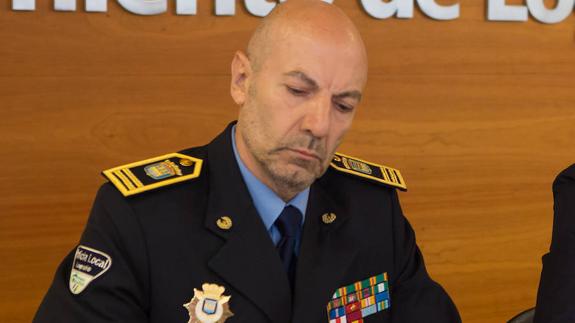 El jefe de la Policía Local de Logroño Fernando Fernández Beneite. 