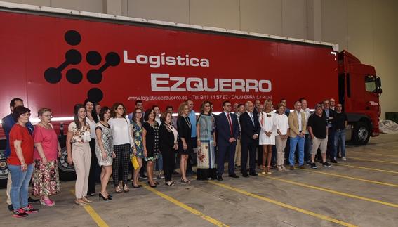 Ceniceros dice que la ampliación de 'Logística Ezquerro' implica «asentar la actividad económica y empleo»