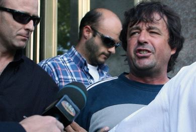 Jaime Giménez Arbe, 'El Solitario', tras ser detenido en Portugal en julio del 2007, cuando iba a cometer otro atraco. /AFP