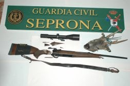 El Seprona imputa a dos riojanos por un delito de furtivismo en Soria