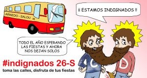 Antonio Garrido gana el concurso de pancartas de la peña Lubumbas de Arnedo