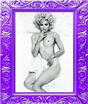 Madonna, sin ropa