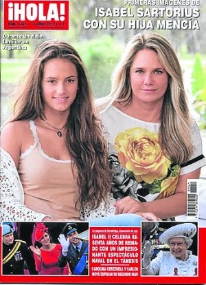 Sartorius exhibe a su hija Mencía