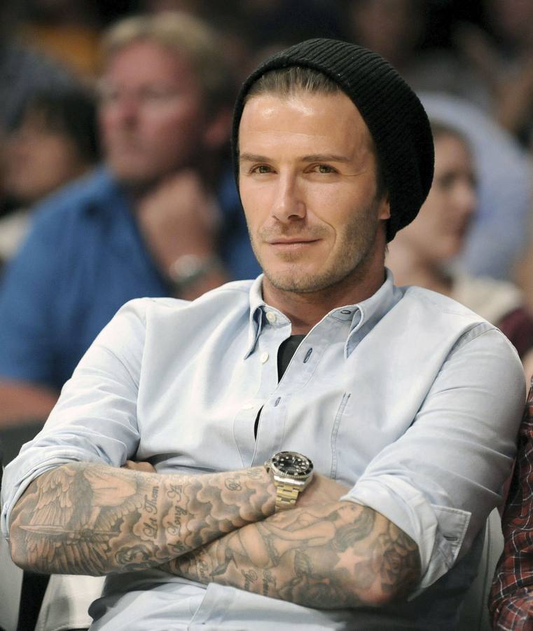 David Beckham, exfutbolista, modelo y guapo padre de familia numerosa