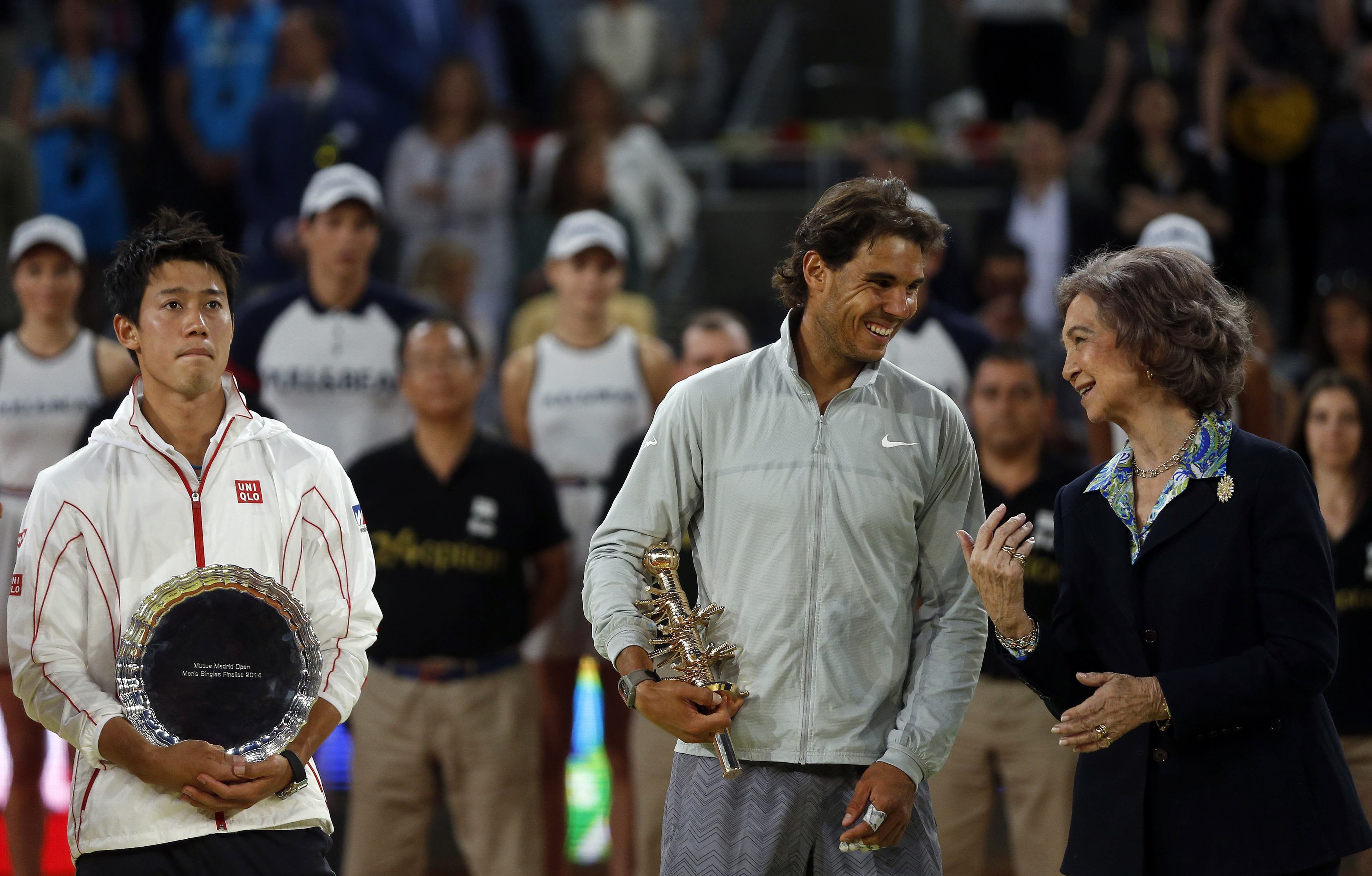 Nadal - Nishikori, en imágenes