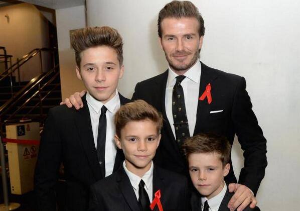 Los hijos de David y Victoria Beckham, un clon de sus padres