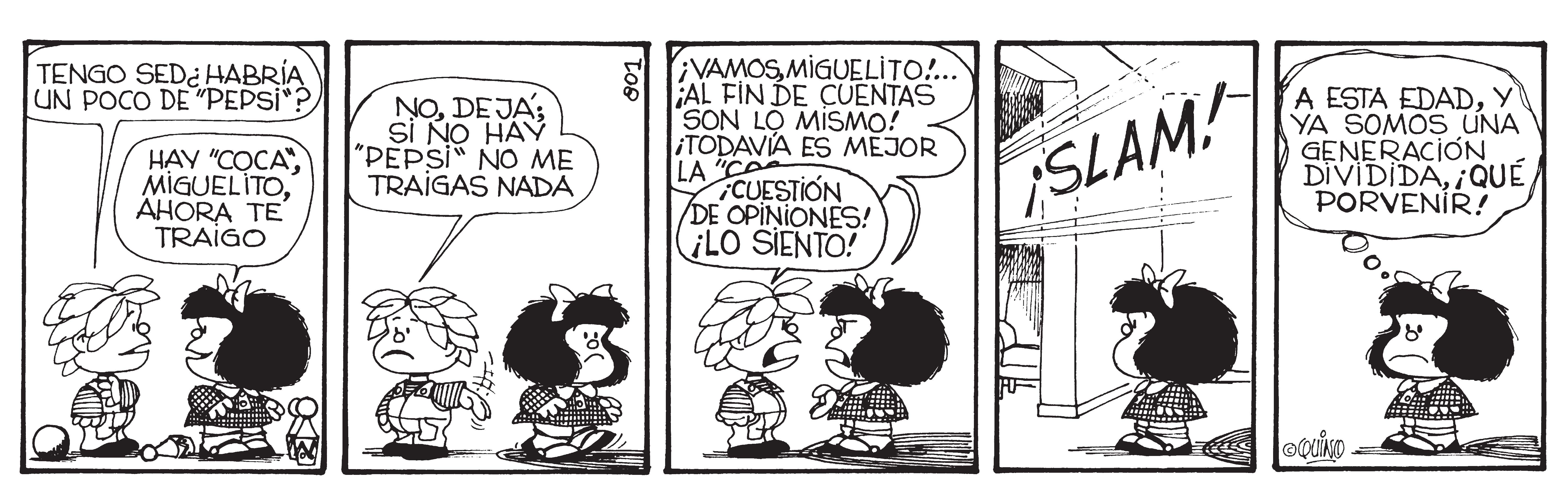 Mafalda, viñeta a viñeta