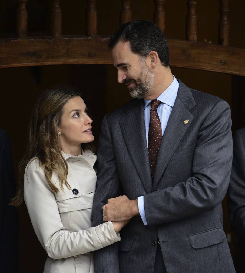 Hoy se cumplen diez años de la boda entre los Príncipes de Asturias. En la imagen, Doña Letizia en 2012.