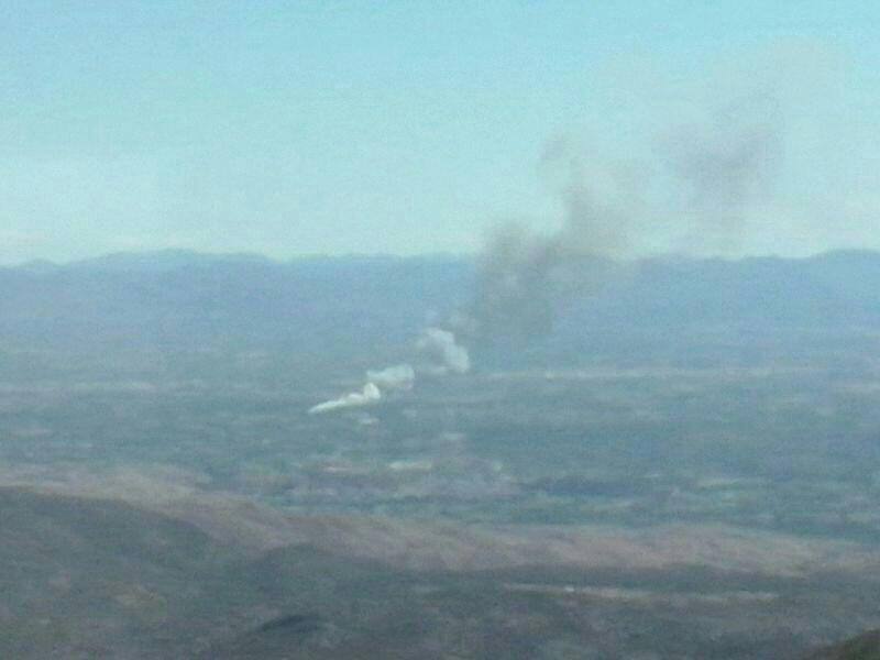 Las imágenes del incendio de Pedralba