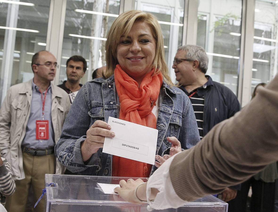 La candidata del PSOE, Elena Valenciano.