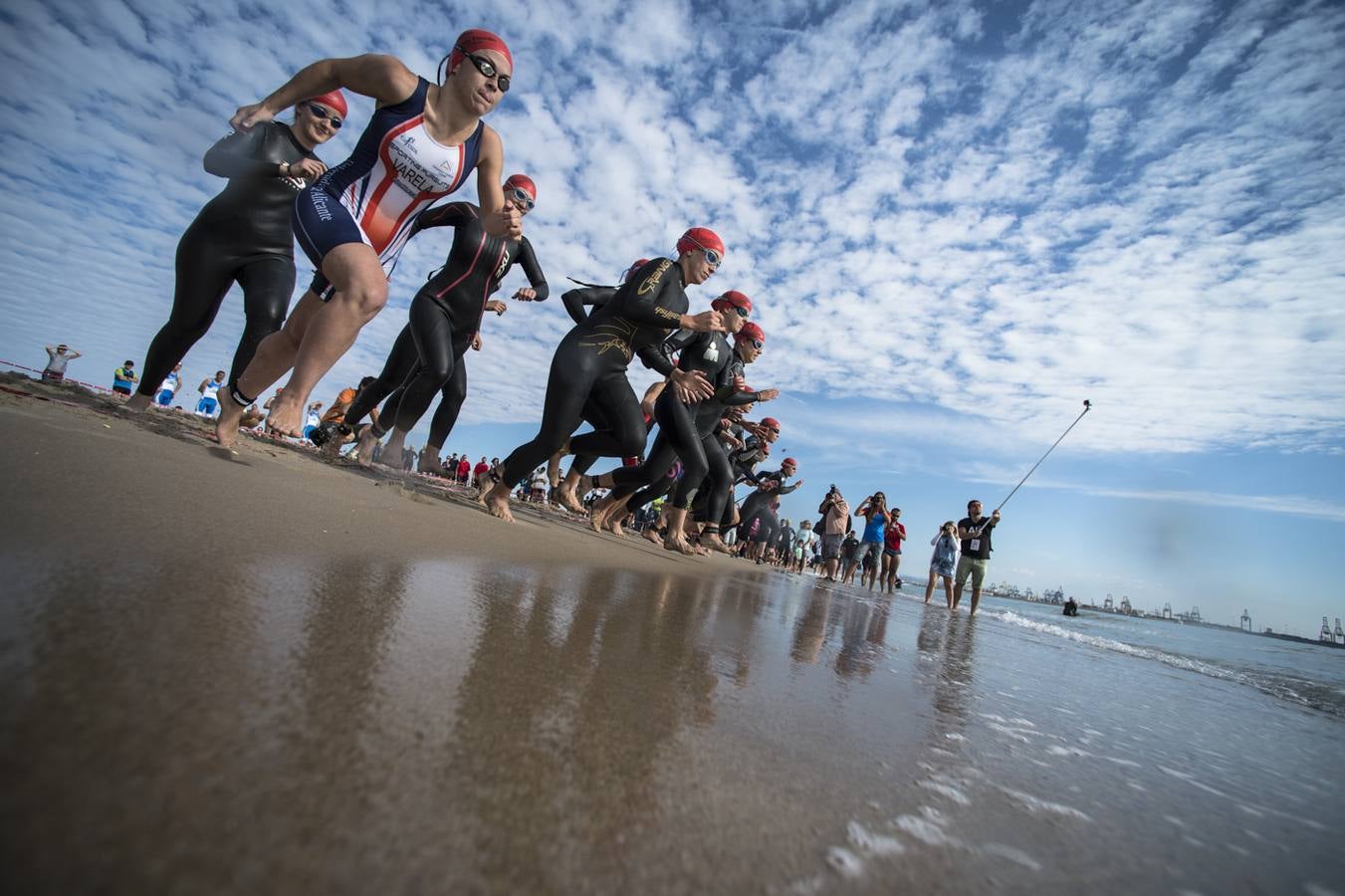 El Triatlón Playa de Pinedo 2014