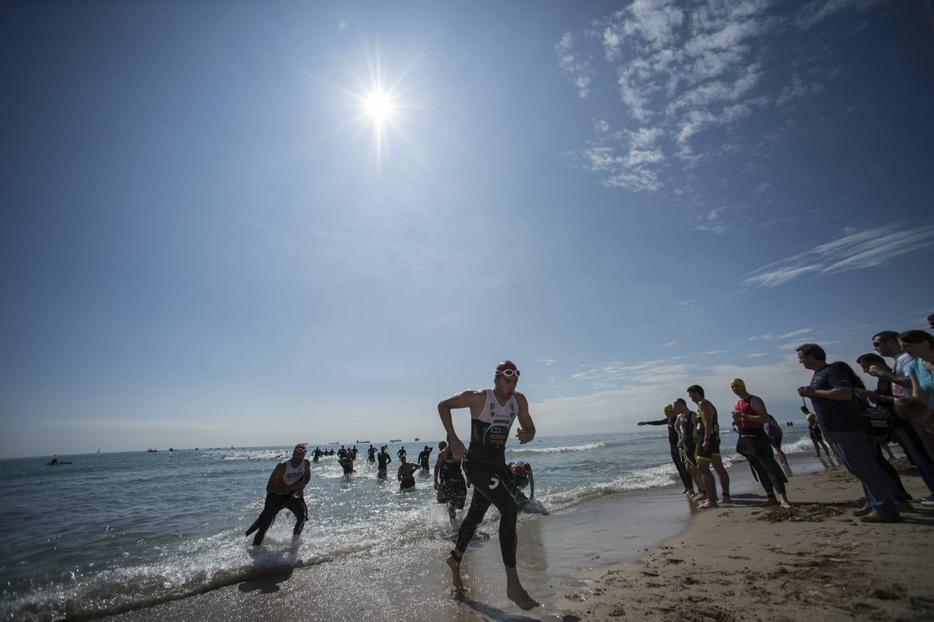 El Triatlón Playa de Pinedo 2014