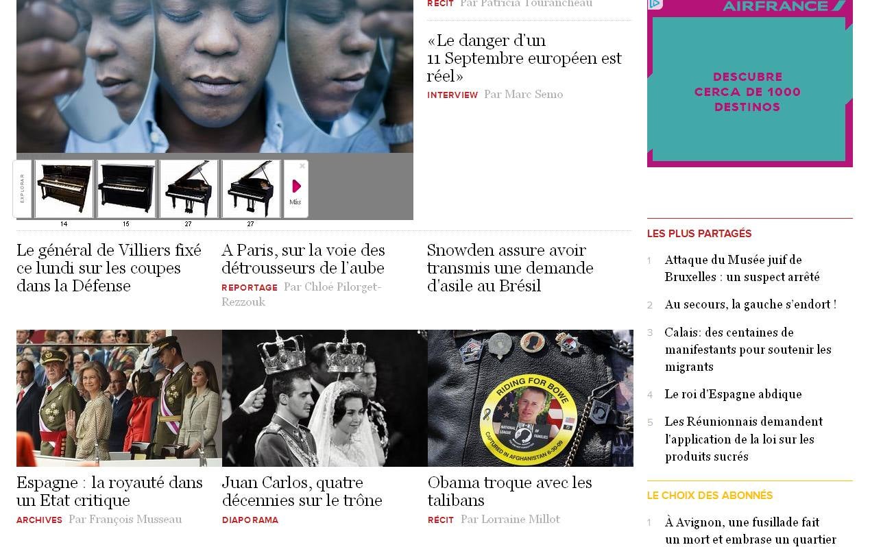 La abdicación del Rey acapara la prensa internacional