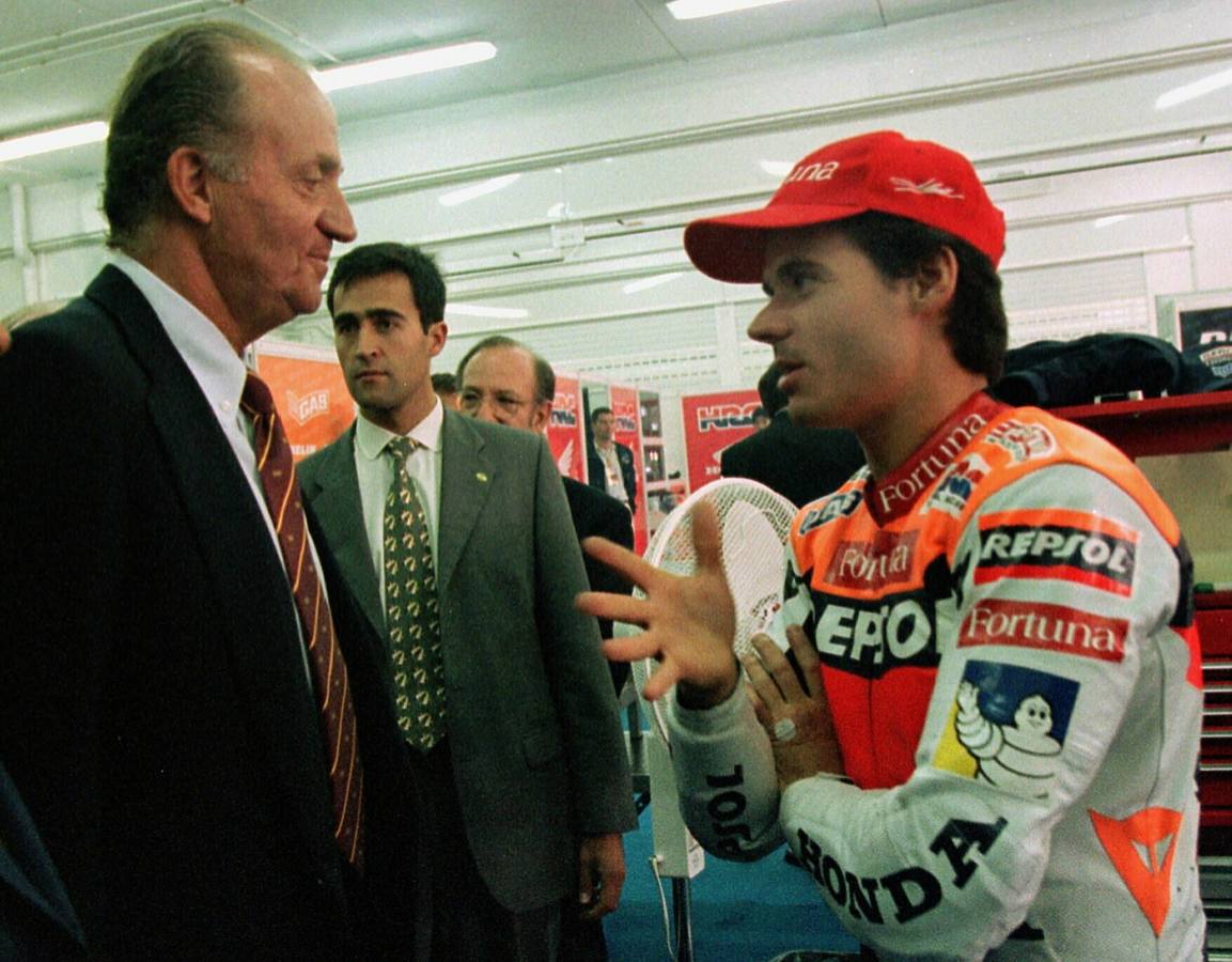 1999: Visita a Cheste. 