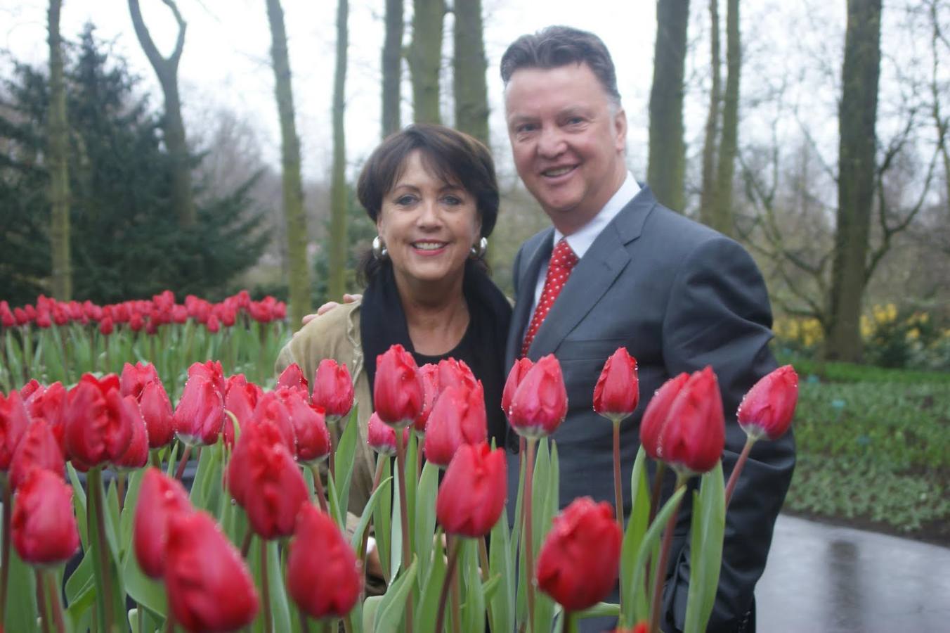 Louis Van Gaal y su mujer Truus.