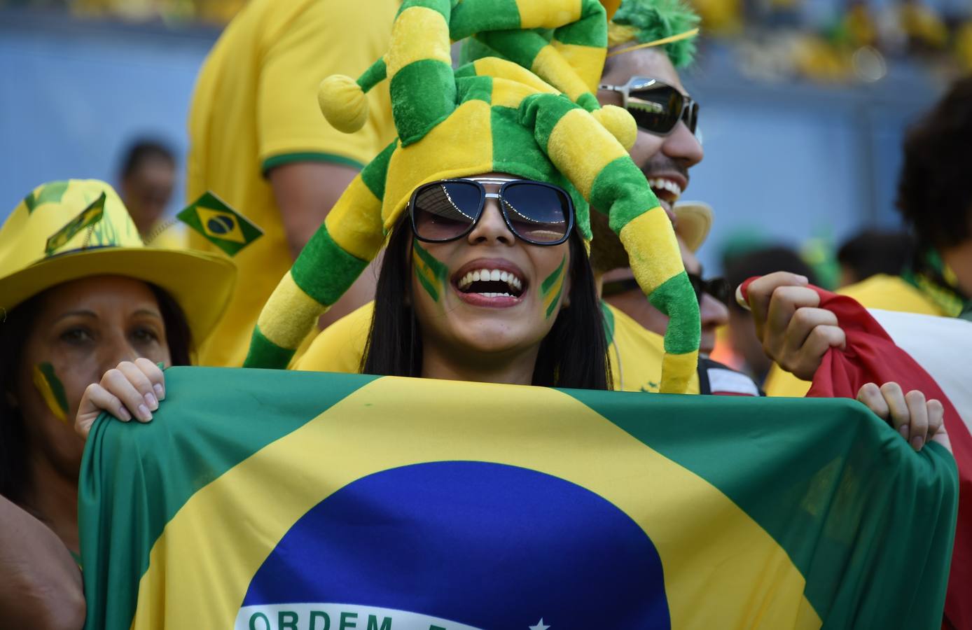 La afición argentina supera a las brasileras en la Copa del Mundo 2014