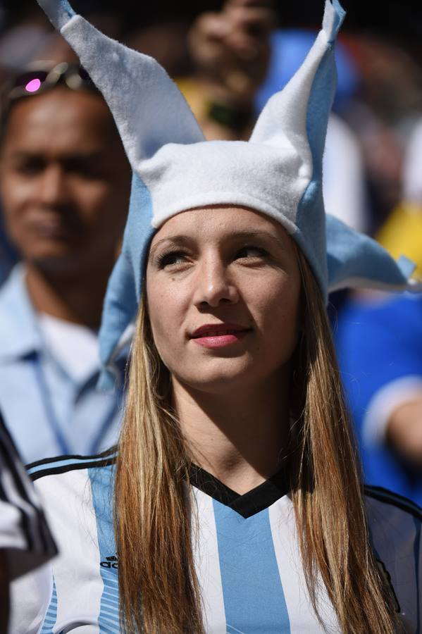 La afición argentina supera a las brasileras en la Copa del Mundo 2014