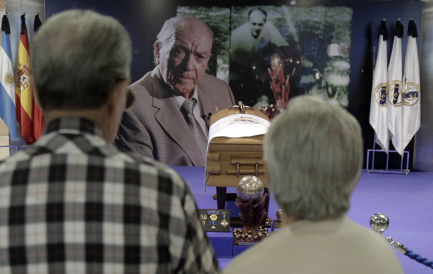 La capilla ardiente de Alfredo di Stéfano