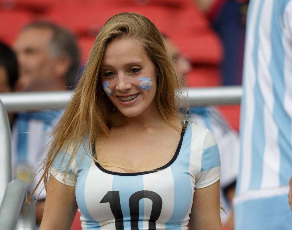 Copa del Mundo 2014: Las aficionadas de Argentina y Holanda