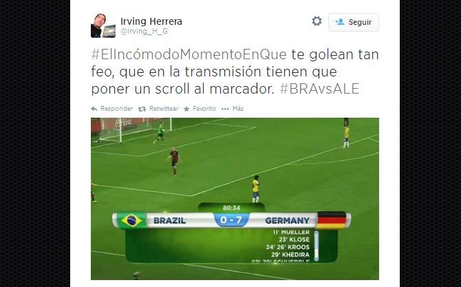 Los memes de la humillación de Brasil en su Mundial