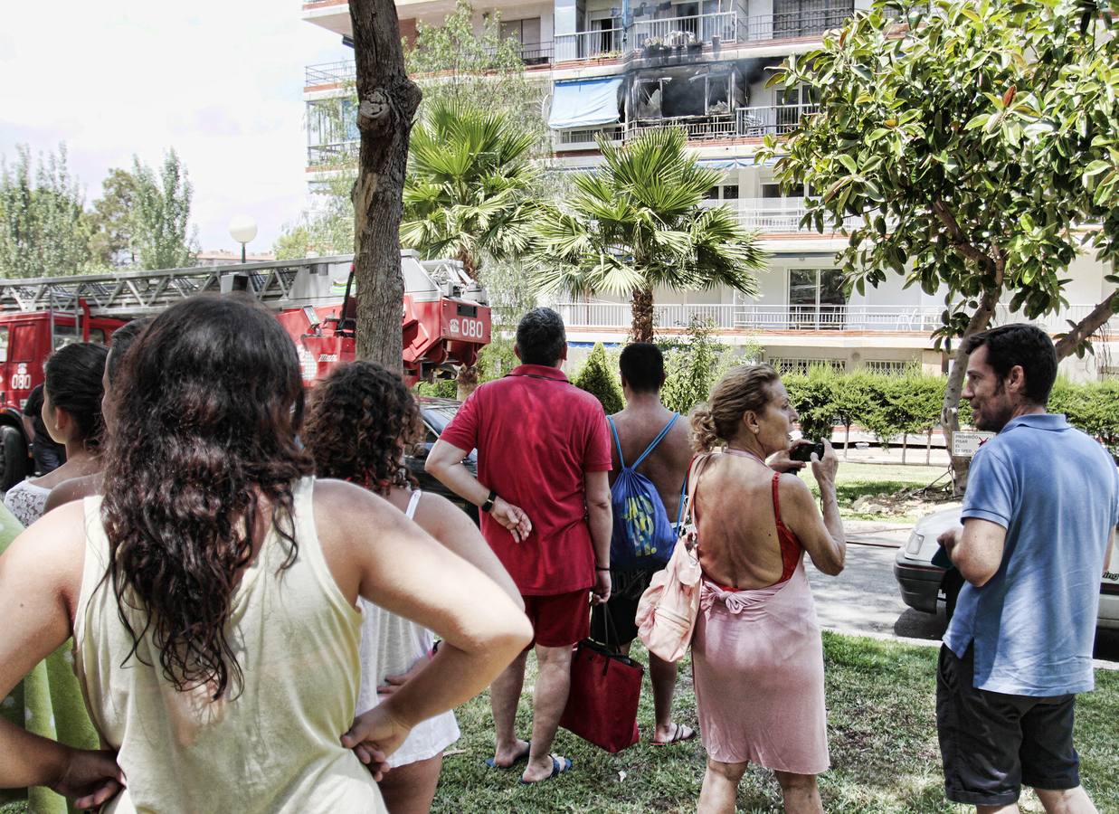 Incendio en un apartamento en San Juan