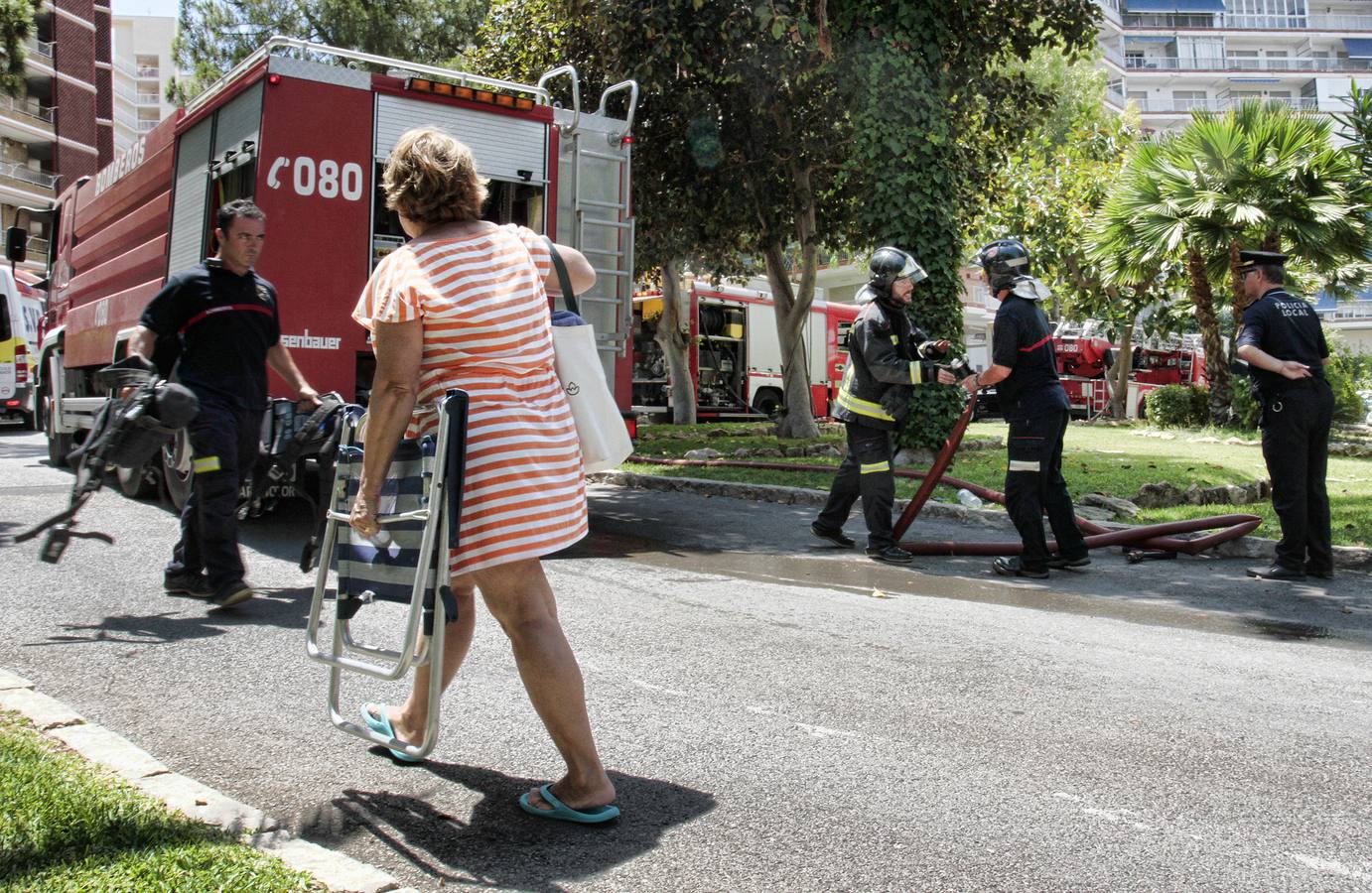 Incendio en un apartamento en San Juan