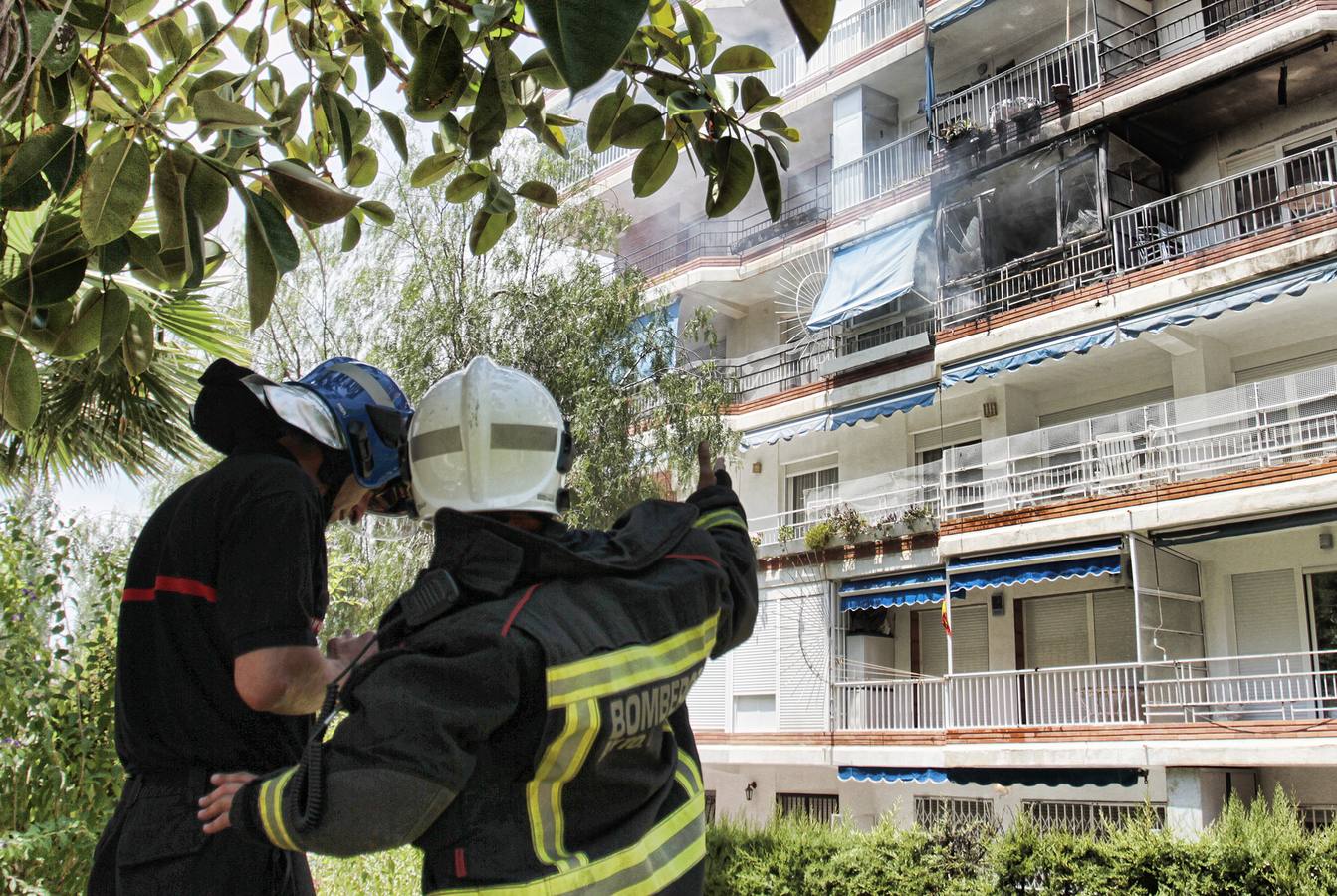 Incendio en un apartamento en San Juan