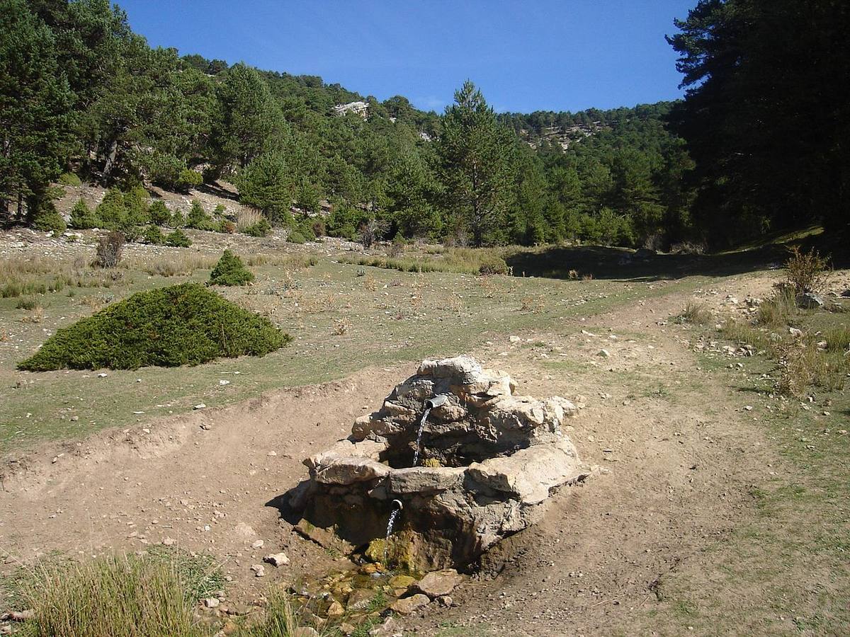 Nacimiento del Guadalquivir. Cañón del río Túria.. 