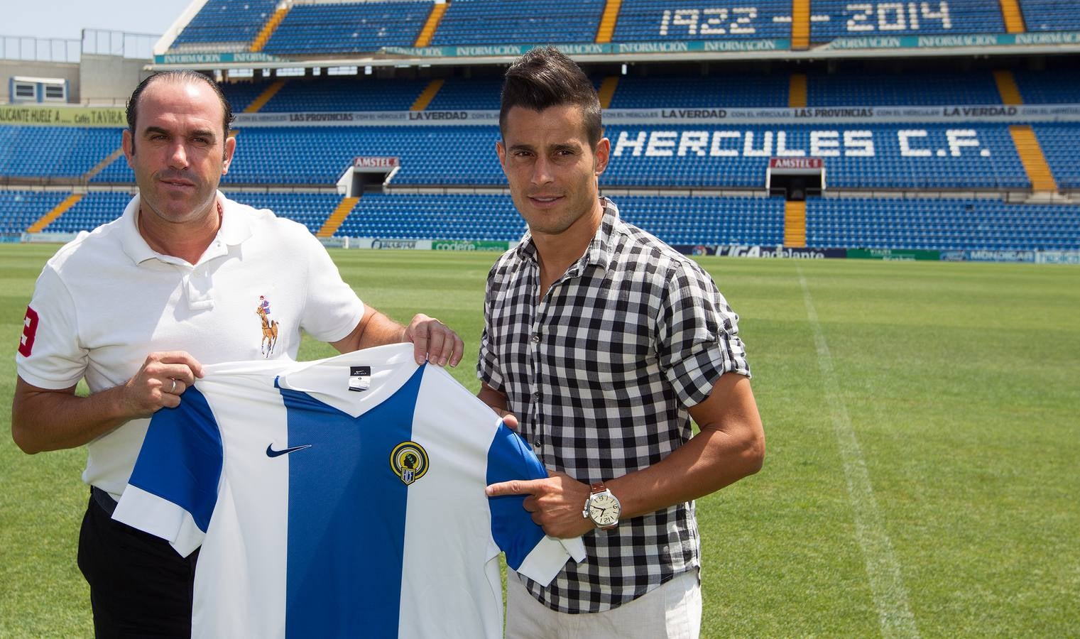 Presentación de Michel como nuevo jugador del Hércules