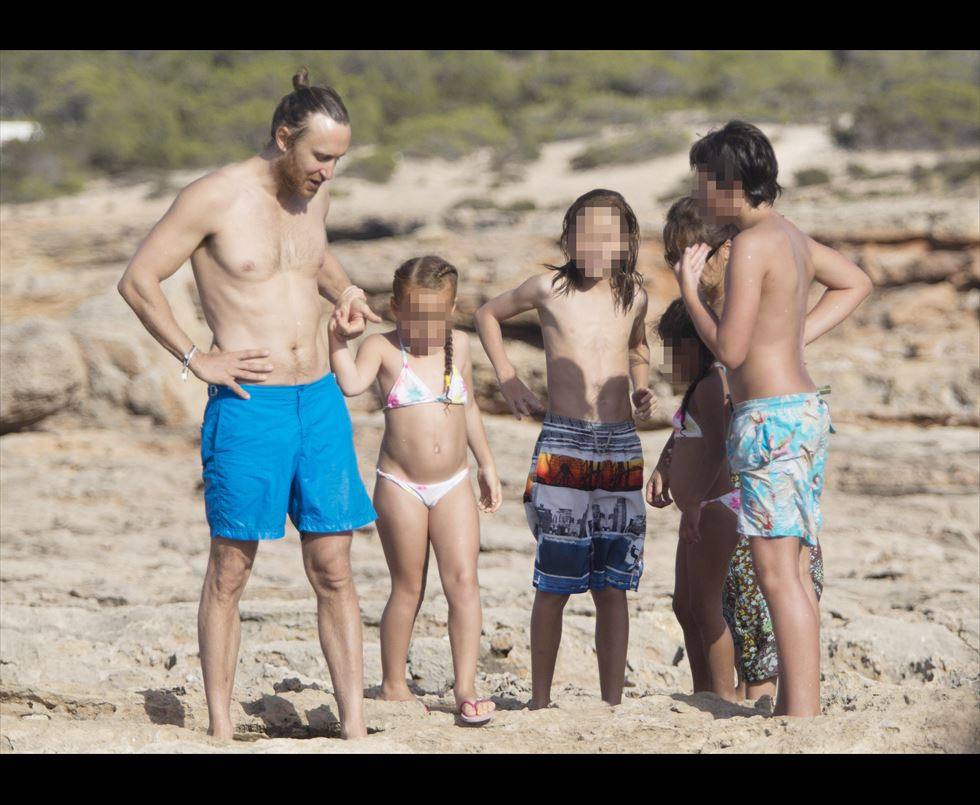 David Guetta disfruta con hijos