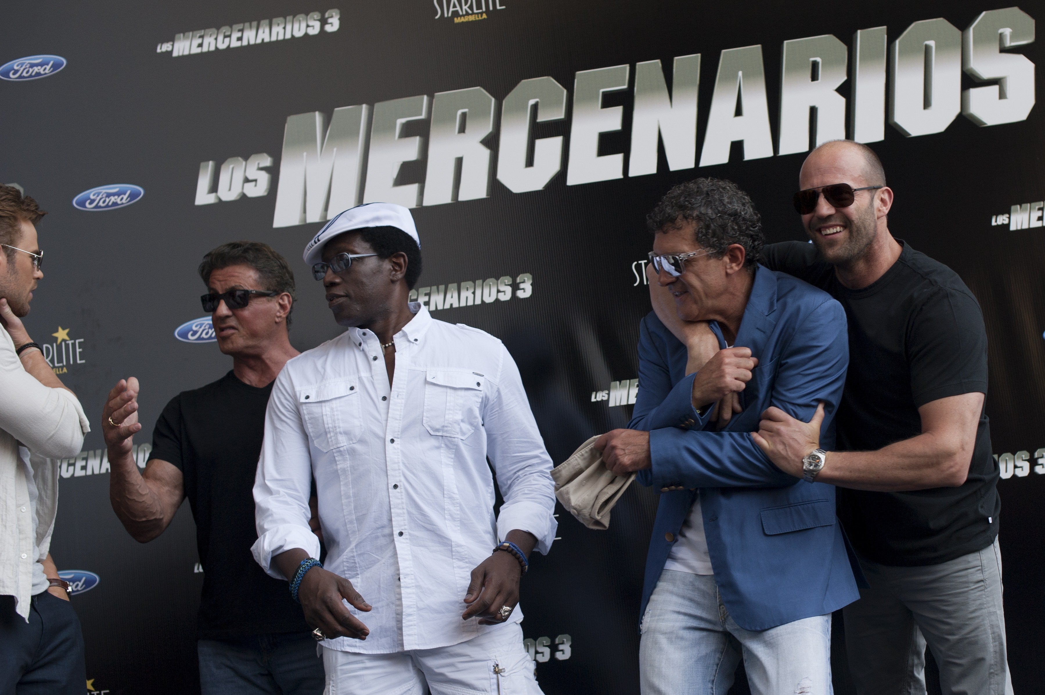 Los Mercenarios visitan Marbella