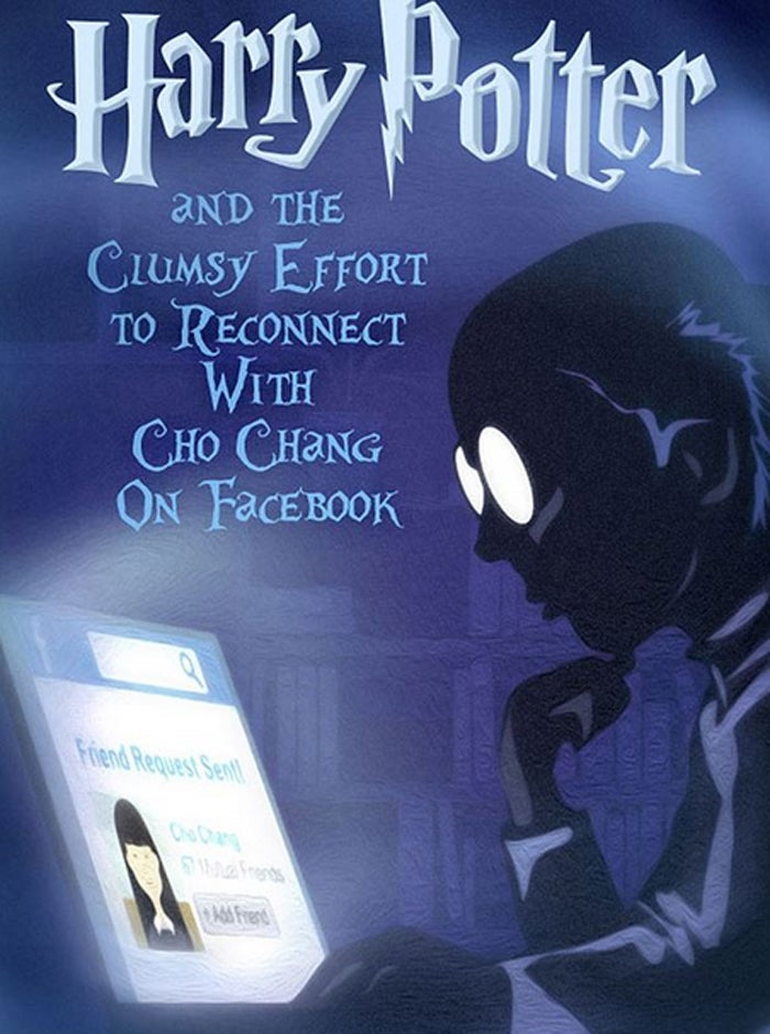 Harry Potter y el torpe esfuerzo para volver a contactar con Cho Chang en Facebook. 