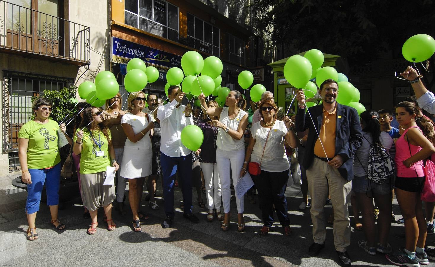 Lectura de un manifiesto por el Día Mundial del Alzheimer en Elche