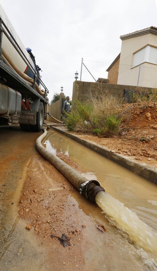 Inundaciones y desprendimientos en la urbanización Montesano de Bétera.