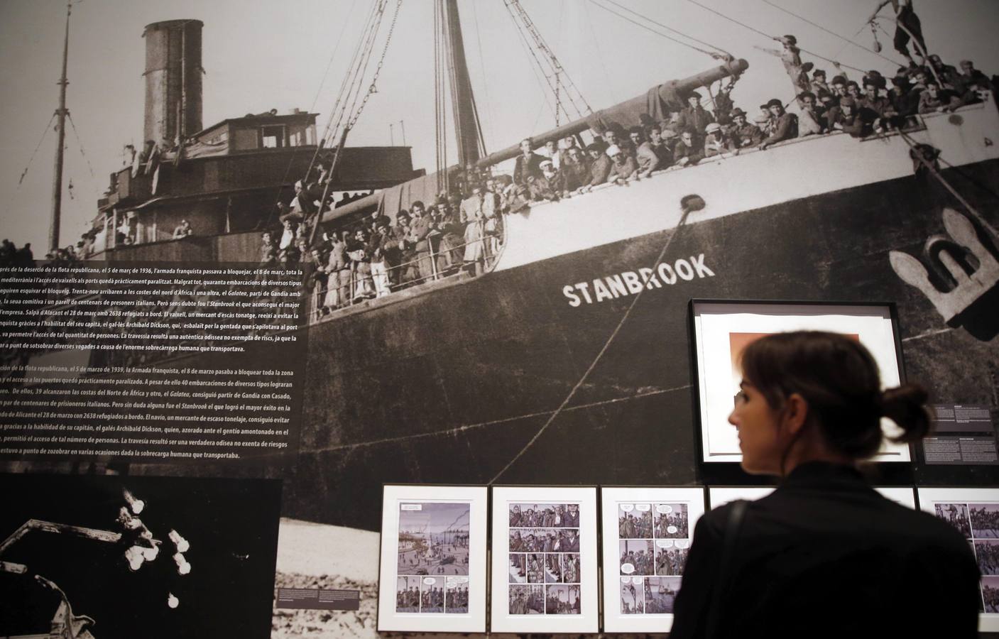 La exposición &#039;Exilio&#039; en La Nau