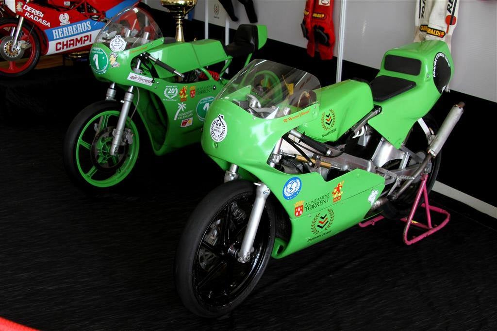 Homenaje a Champi herreros por los 25 años de su título mundial de 80 cc