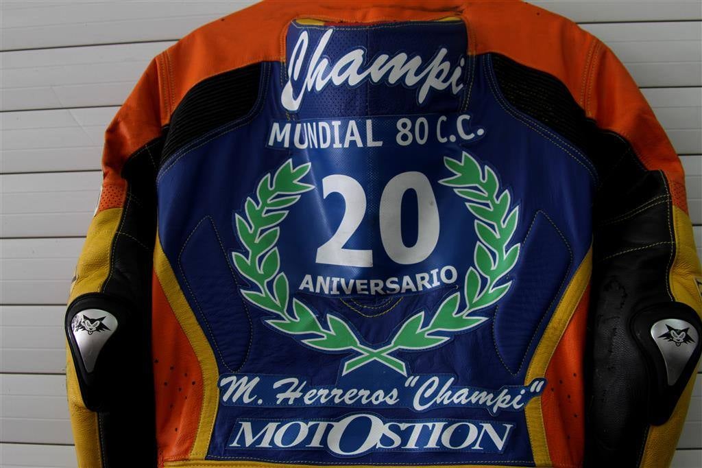 Homenaje a Champi herreros por los 25 años de su título mundial de 80 cc