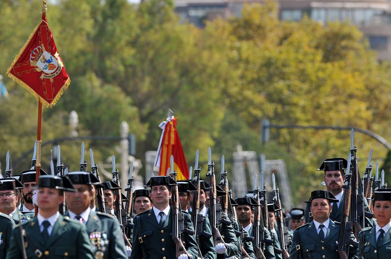 Celebración de la fiesta de la Guardia Civil