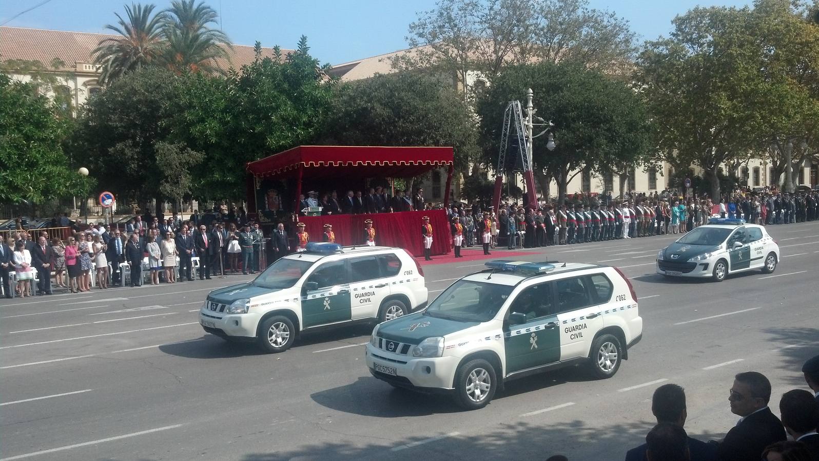 Celebración de la fiesta de la Guardia Civil