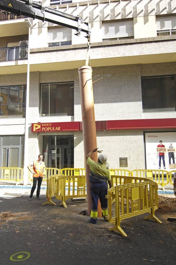 Sellan con hormigón el túnel del Banco Popular de Elche