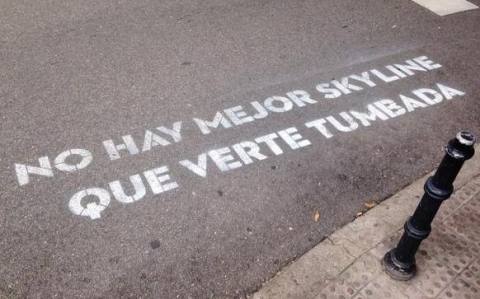 Pasos de cebra con mensaje