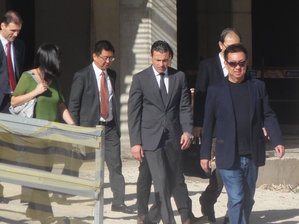 Peter Lim, en Valencia tras comprar el club