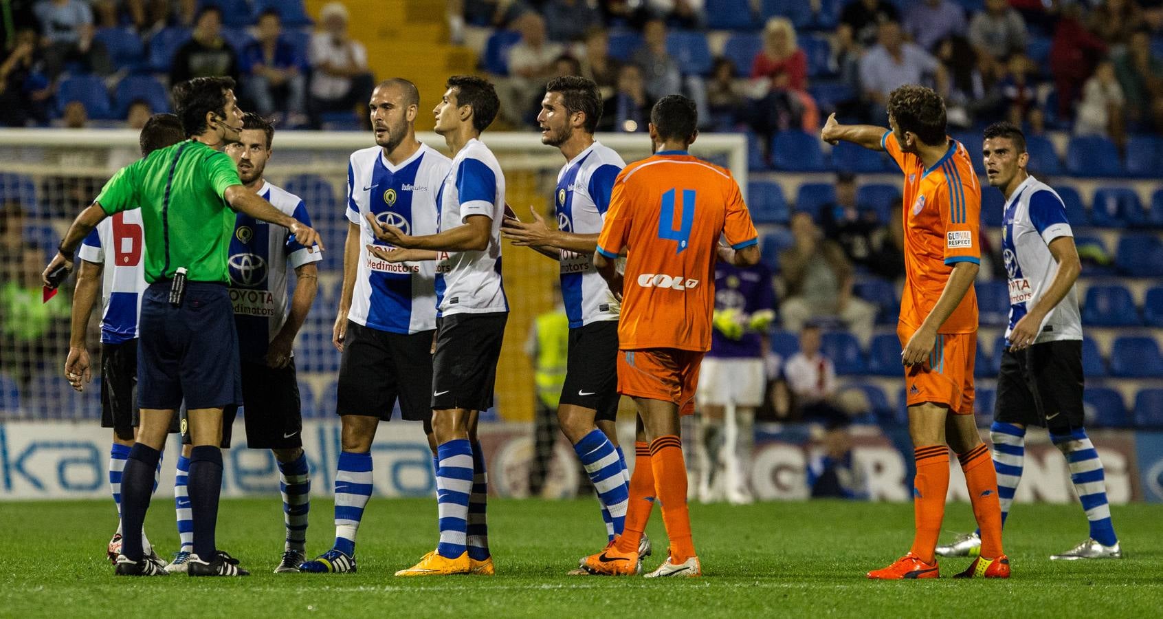 El Hércules pierde ante el Mestalla