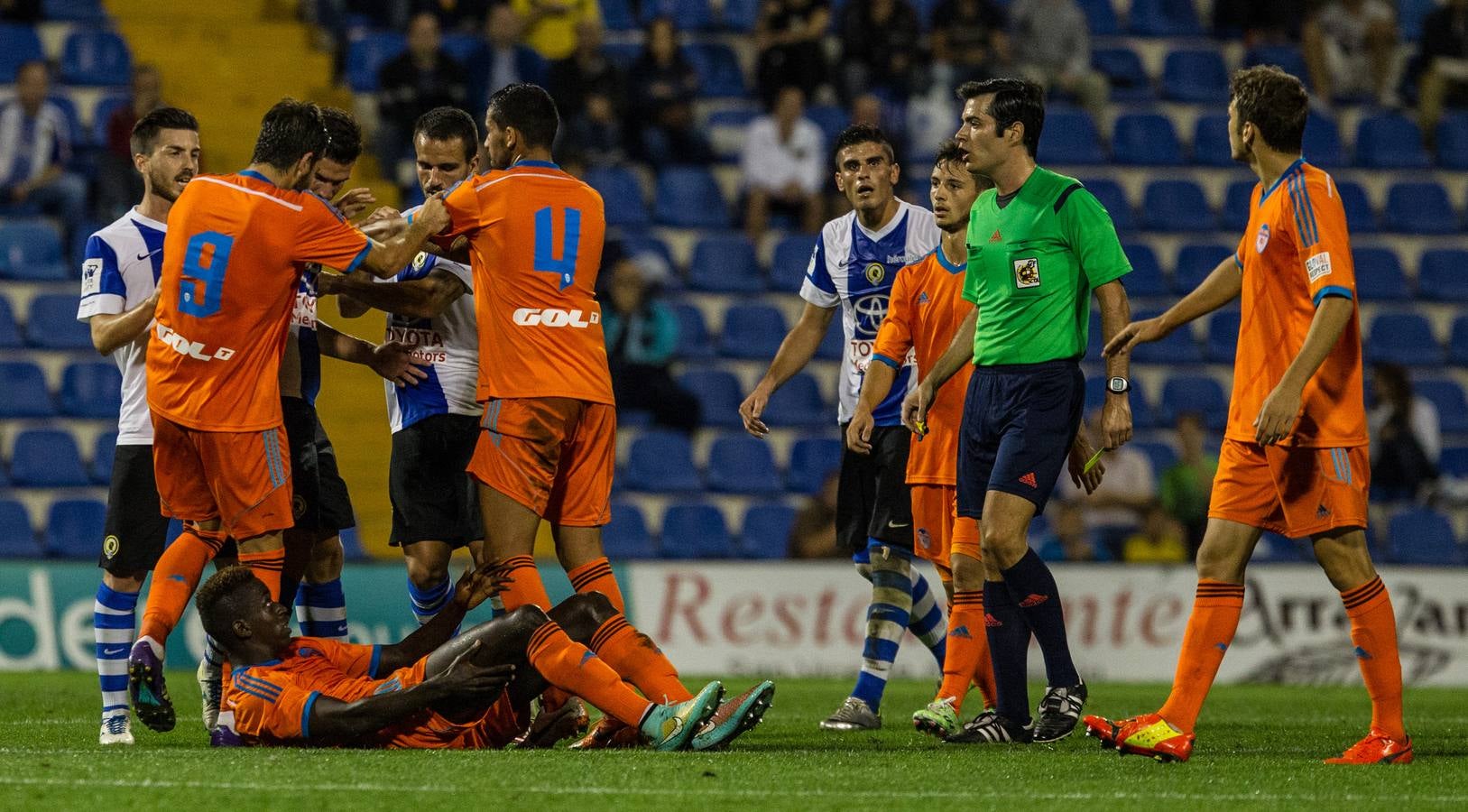 El Hércules pierde ante el Mestalla