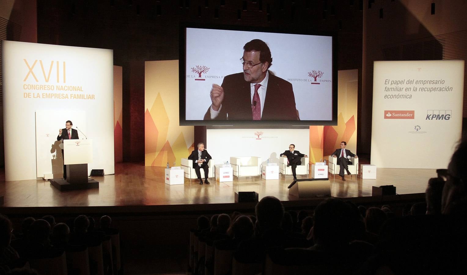 Mariano Rajoy clausura el Congreso de la Empresa Familiar en Alicante