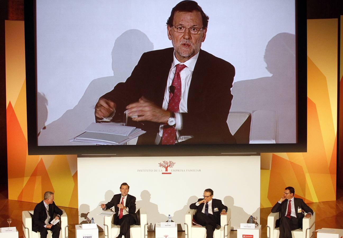 Mariano Rajoy clausura el Congreso de la Empresa Familiar en Alicante