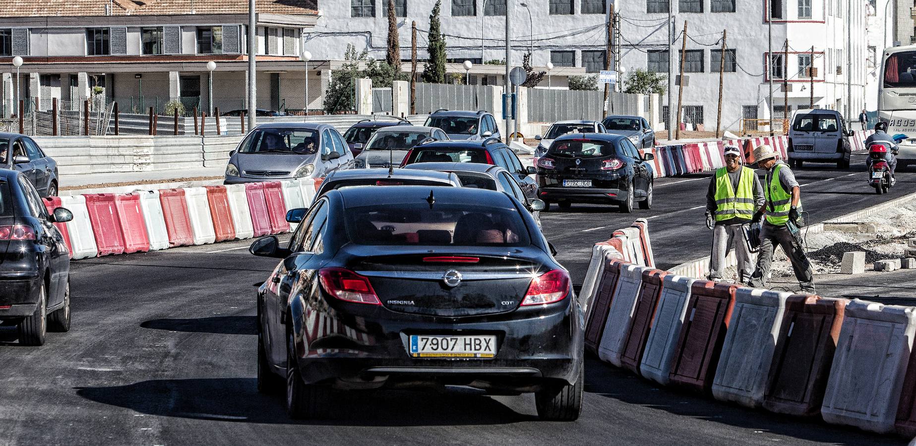 Abren un carril del Acceso Sur de Alicante